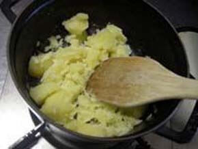 Skip the potatoes water and mash