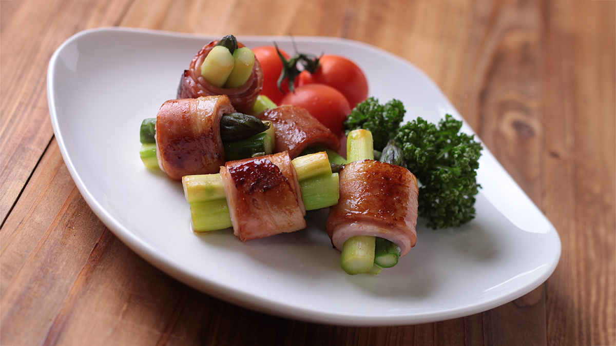 アスパラベーコン巻き