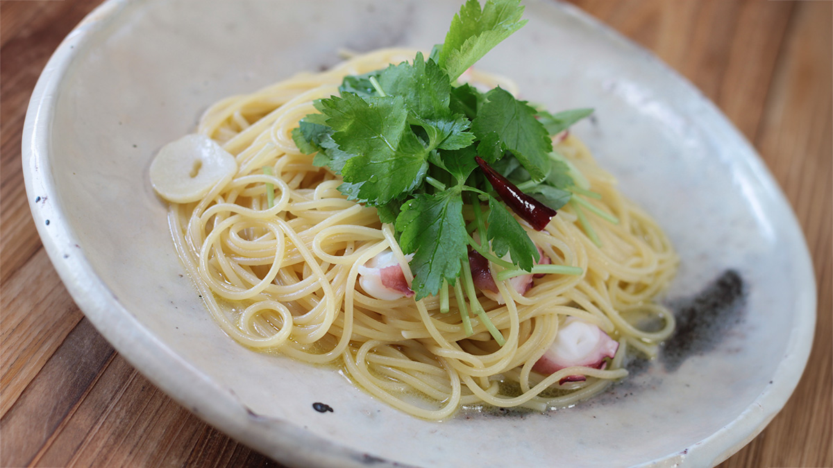 タコパスタ