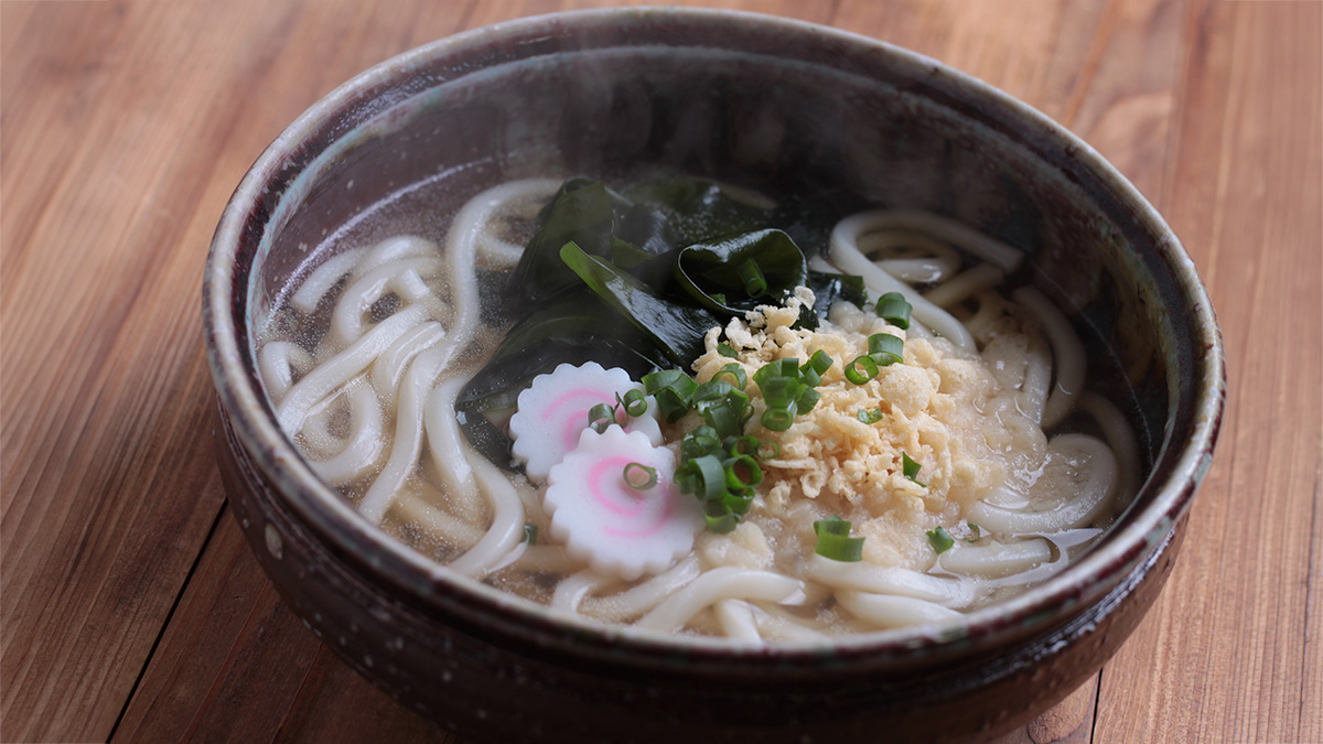 素うどん