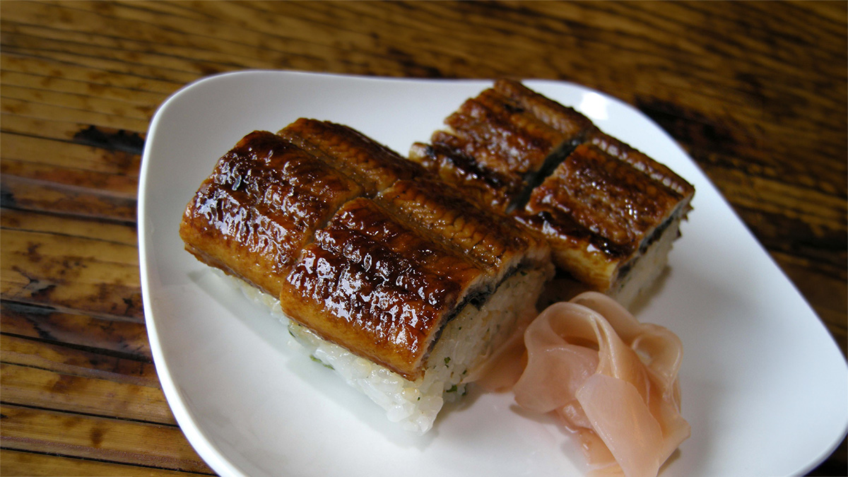 うなぎの棒寿司